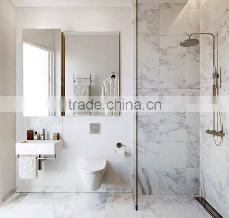 Oriental glossy surface natural stone high supply ability jade white marble tile