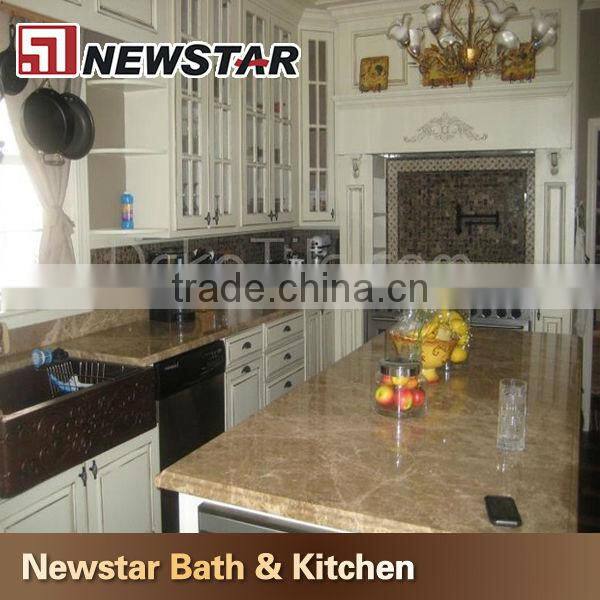 Newstar Light Emperador Stone Flooring Polished Marble Tile for Sale