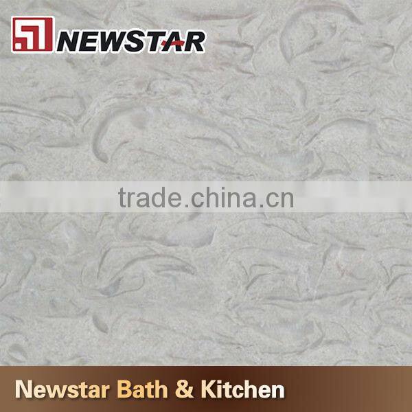 Newstar Polished White Crabapple Marble Floor Tiles