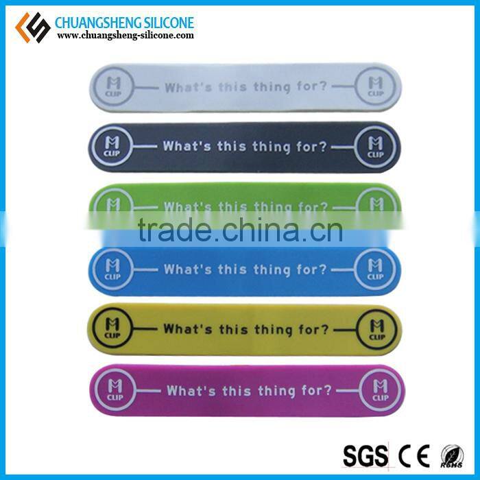 Cheap promotional gift plastic cable clips, money clips