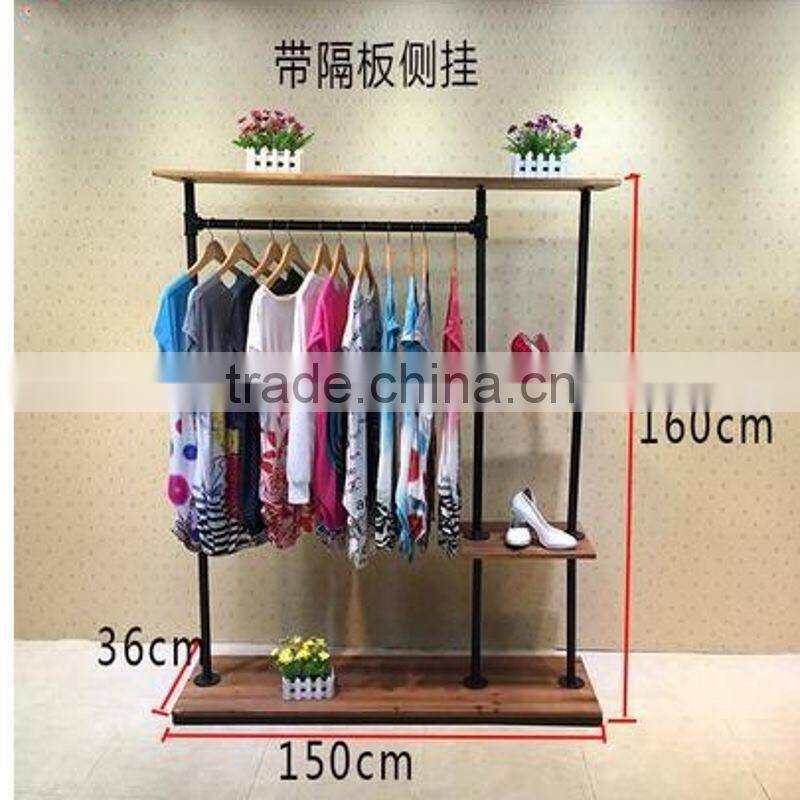 Fashion metal floorstanding Multilayer clothing rack