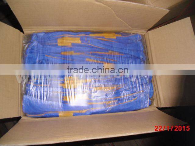 DDSAFETY 2017 Blue Reinforced Cow Split Welder Gloves With Full Jerey Lining