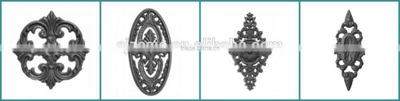 metal fence decoration