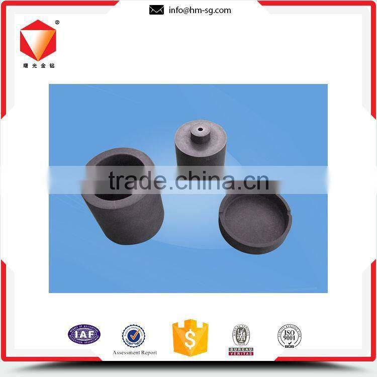 Environmental useful custom-made graphite melting crucible