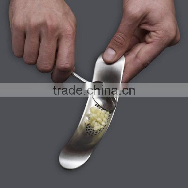 Stainless Steel Garlic Crusher Garlic Press