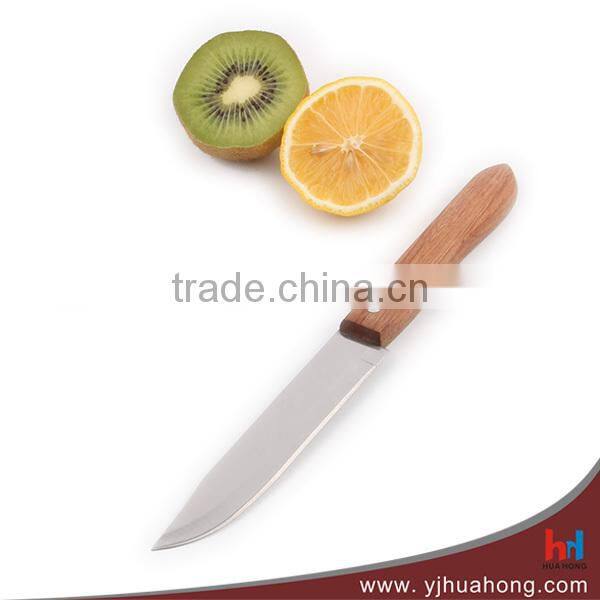 5" Mini Utility Fruit Stainless Steel Knife with Wooden Handle