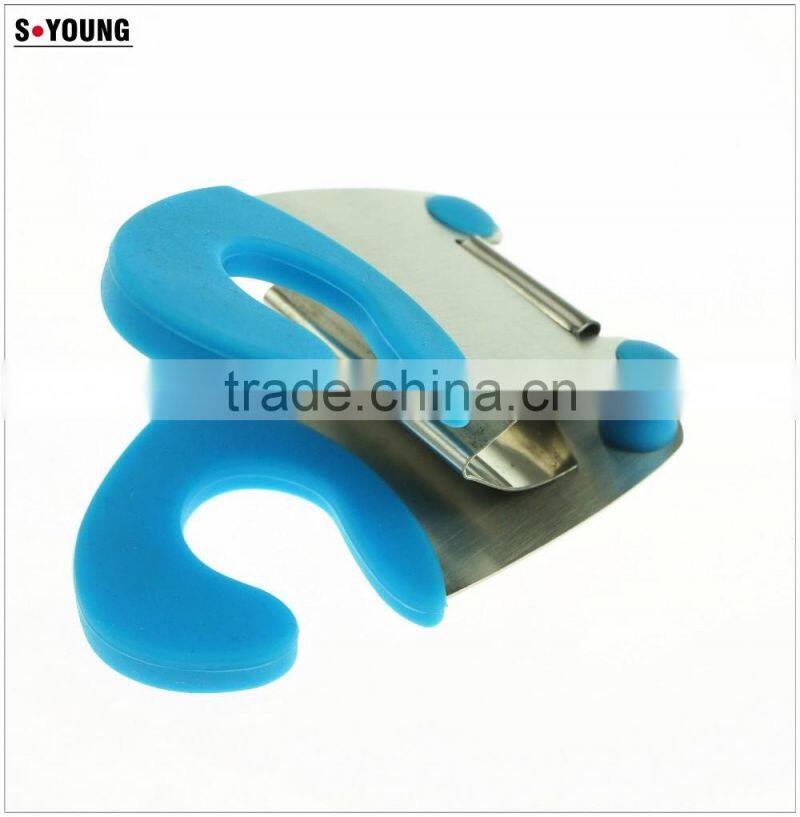 42129 silicone stainless steel pot clips