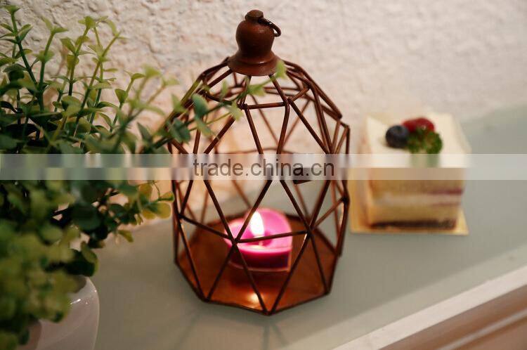 Candle cup iron ornaments