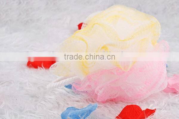 Nylon Made Scrub Mesh Net Bath Ball Cleaning Tool Soft Exfoliate Puff Sponge