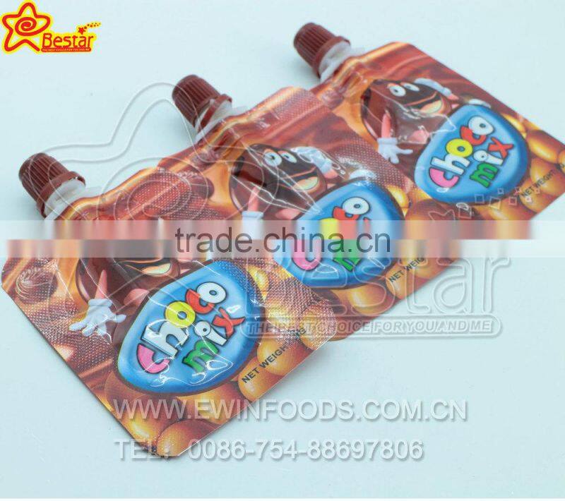 Chocolate Flavor Jelly Jam Candy/ Liquid Candy