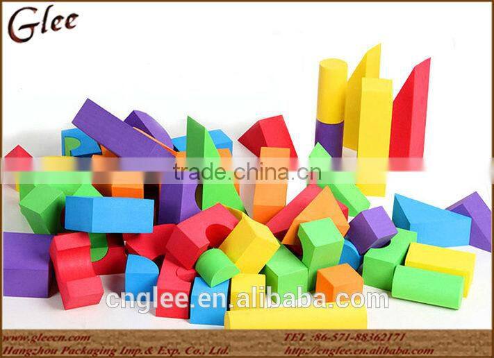 High quality educational building block eva toys for child