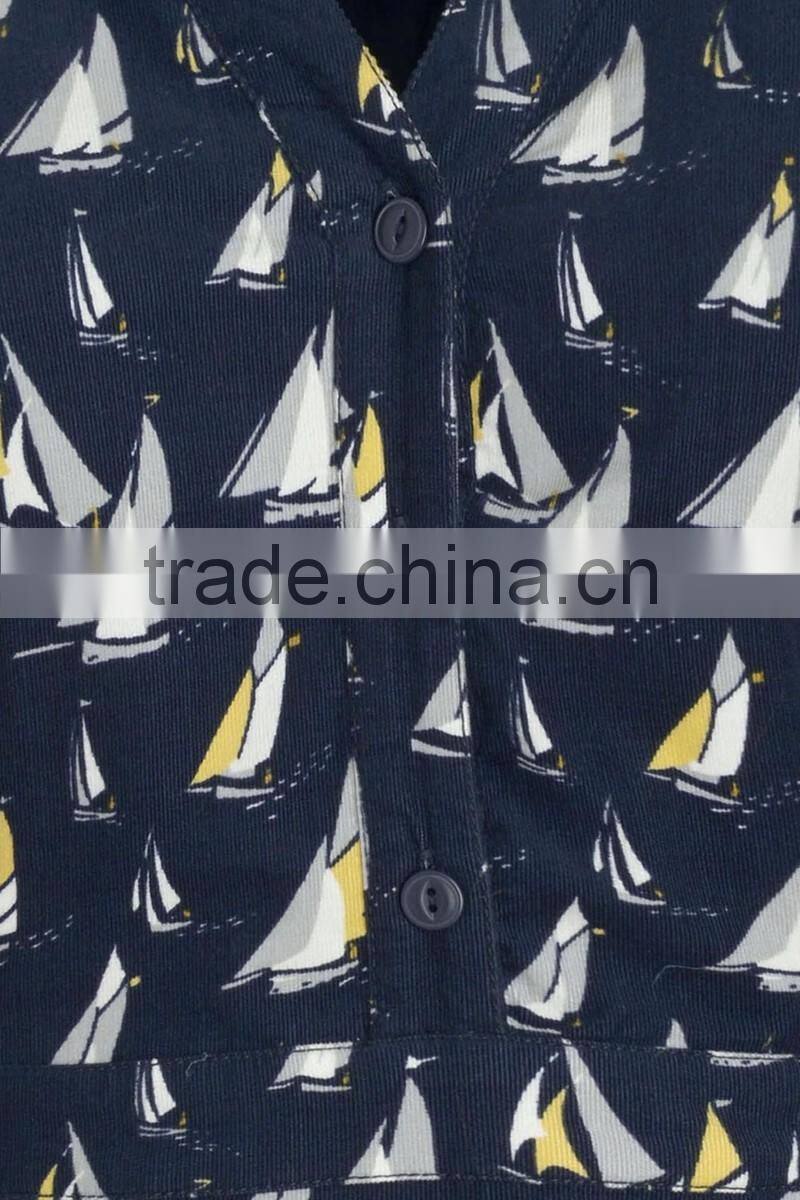 mock neck design new fashion ladies dress 3 4 sleeve one pieces custom full print dersses for women