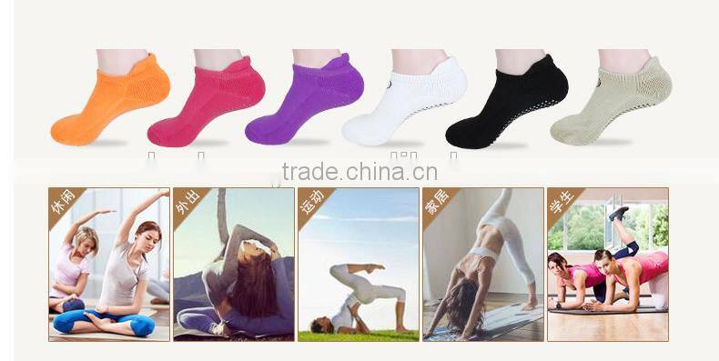 Unisex silicon anti slip indoor yoga pilates socks non slip socks organic socks