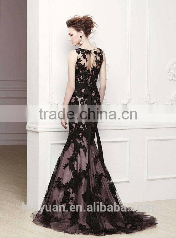 sexy off shoulder black lace prom dress patterns