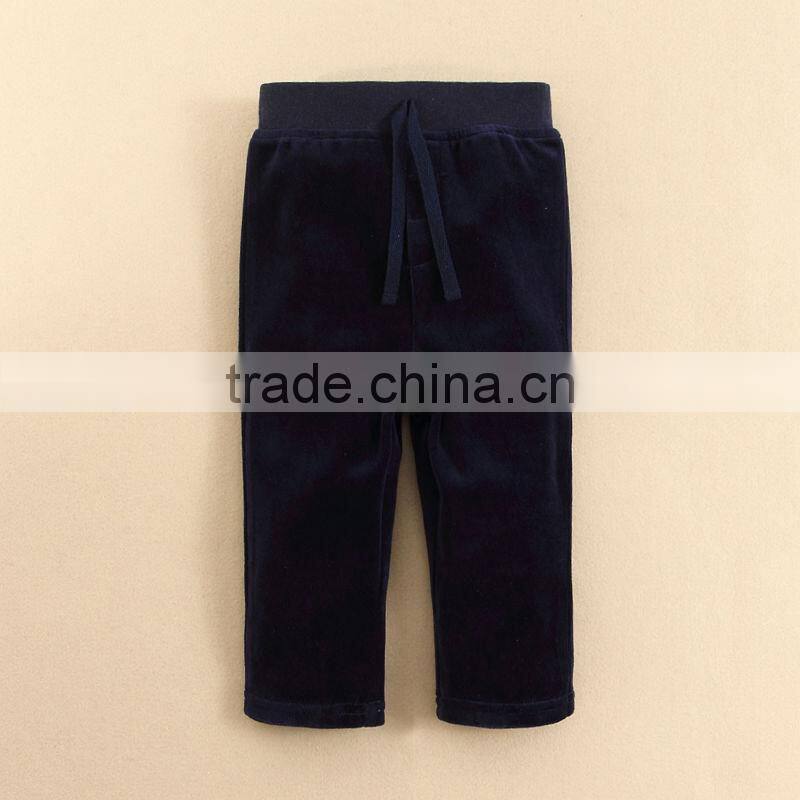 mom and bab 2014 baby clothes 100% polyester velvet pants