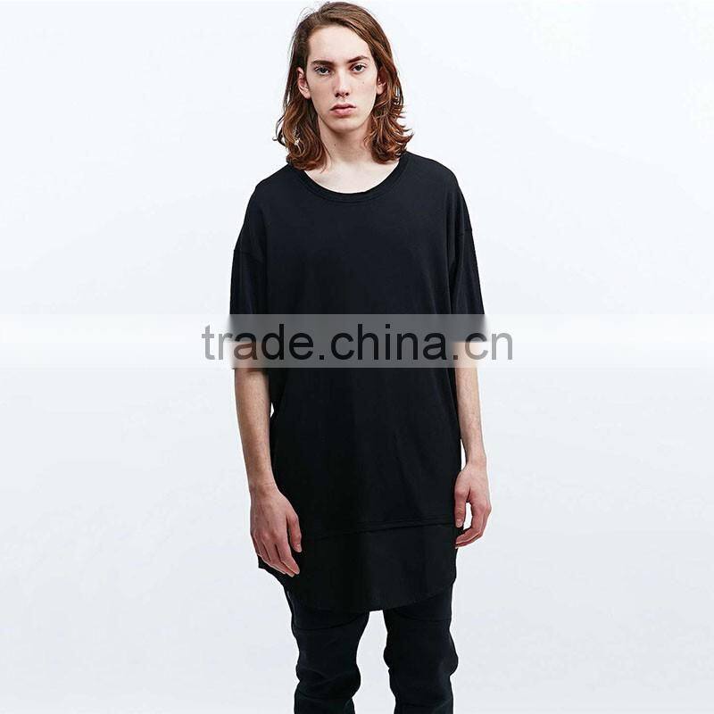 Fashion blank casual loose 7xl t-shirts for men