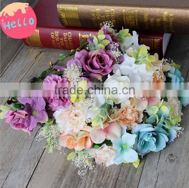 2017 Hot Sale Fashion Baby Girl Lace Flower Hair Band Fancy Hair Accessories