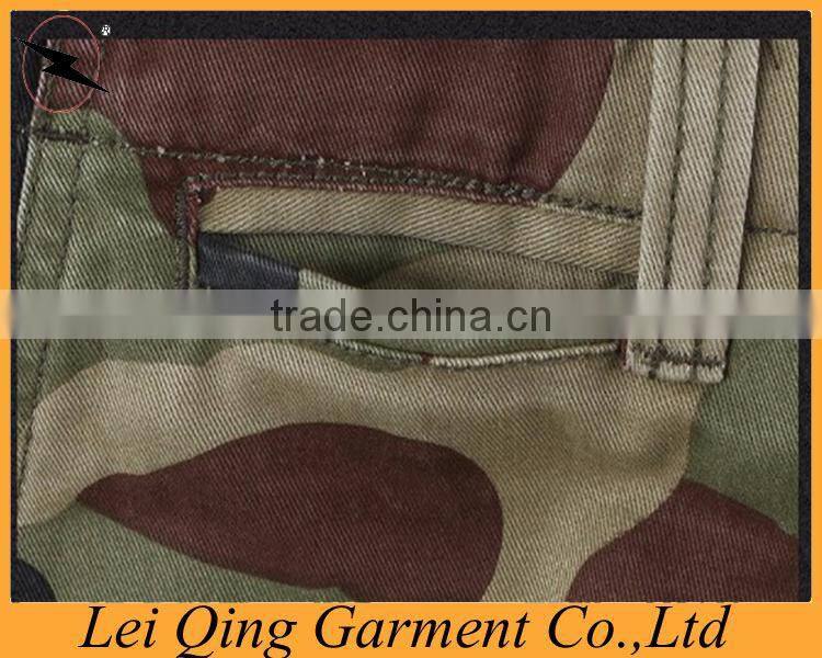 Autumn mens military camo heavy duty cargo pants