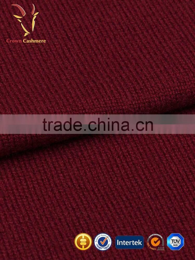 Custom high quality Cashmere Knitted men sport jogger pants