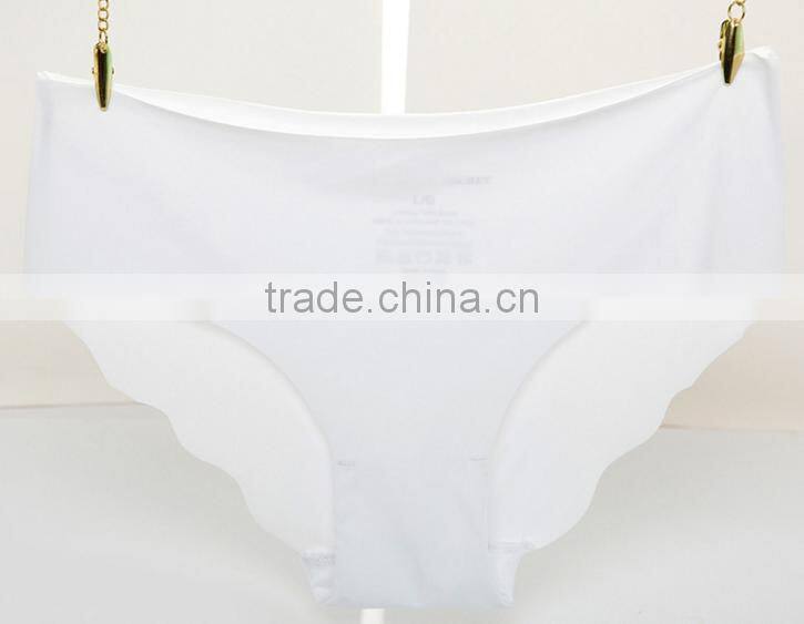 Customized Your Own Brand Lady Briefs Plain Solid Color 72%Polyester 28%Spandex Soft Healthy High Cut Seamless Women Underwear