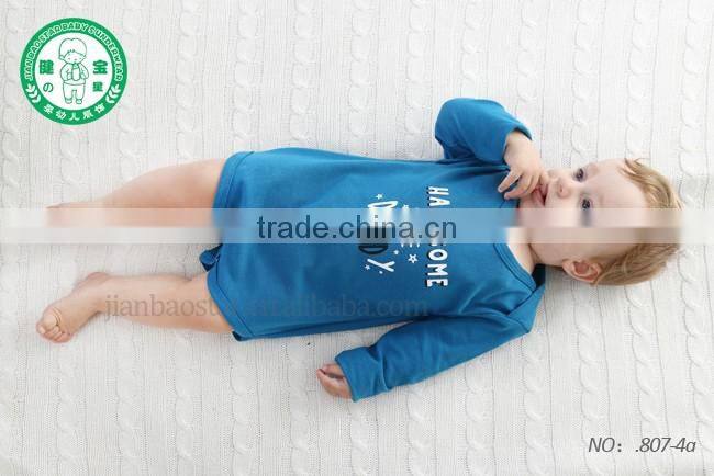 OEM Service full sleeve boutique cotton baby romper hot selling baby bodysuit