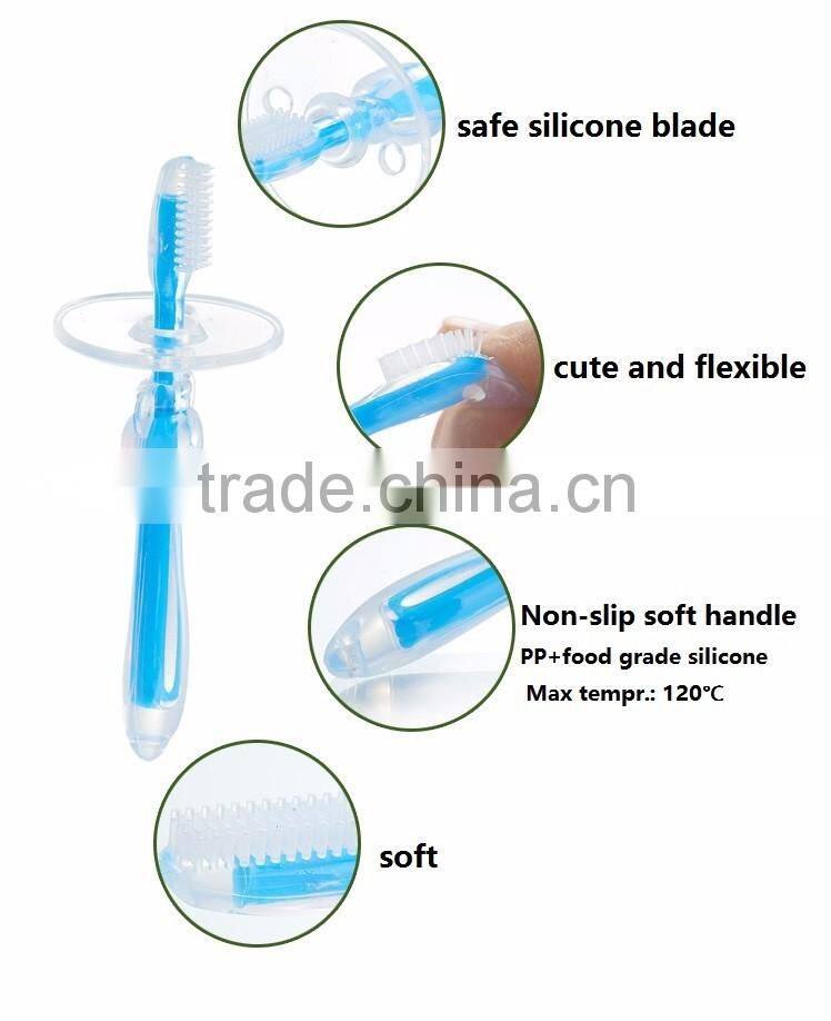 funny silicone baby toothbrush silicone toothbrush teething toothbrush for infant