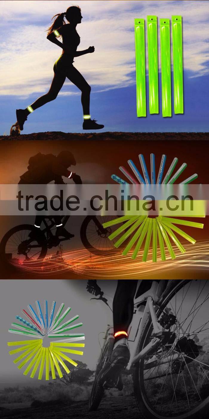 Promotional custom design reflective PVC slap band