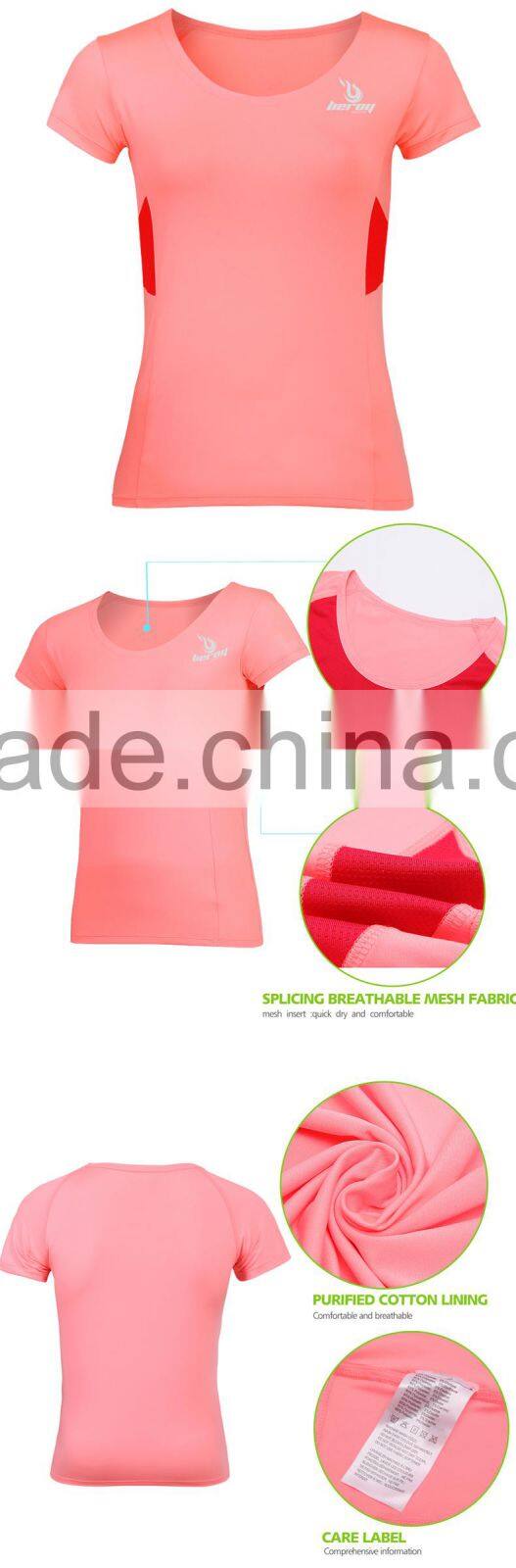 BEROY Wholesale Polyester Elastane T Shirt with Customized Pattern