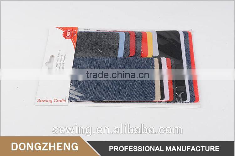 Laser cut premium brand design custom jeans patch iron on for mending tape