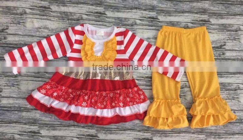 2017 New arrival cute Halloween party clothing for girls design Kids toddler girl clothing sets