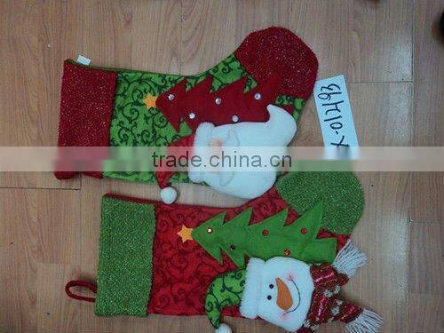 Christmas Day Sock With Santa