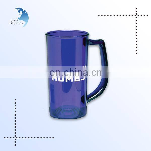 Unique design printed 300ml Handmade Glass coffee drinking cup