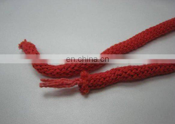 black cotton braided rope