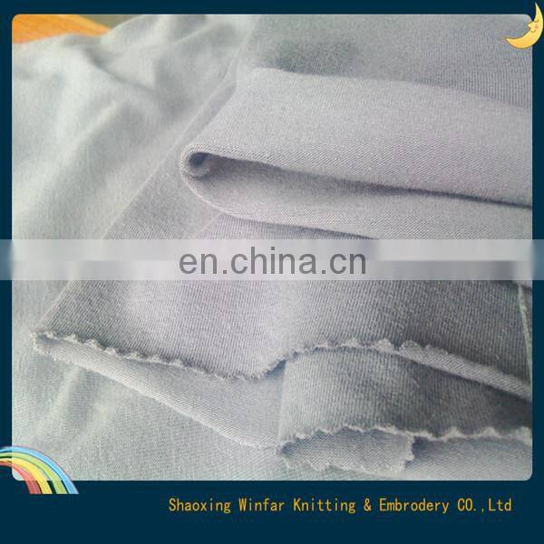 single jersey spandex dyed knitting wholesale cotton fabric for garment