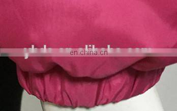 2017 Lady's pink down coat feather jacket with zipper winter jacket