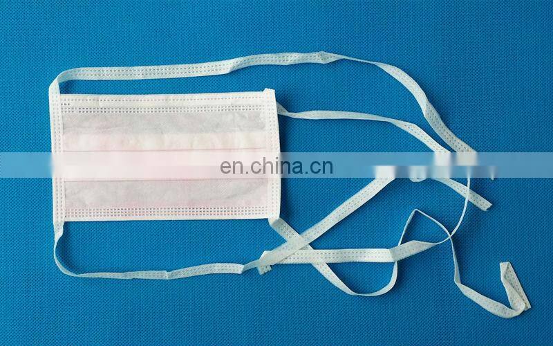 Blue round ear loop 3ply Medical disposable nonwoven face mask