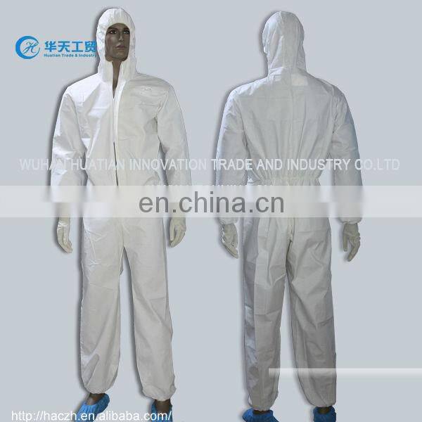 Hot sell disposable PP Overall with hood,without feetcover
