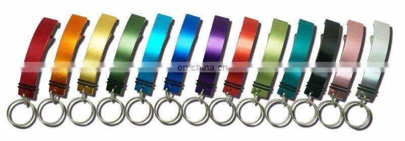 Aluminum bottle opener key ring