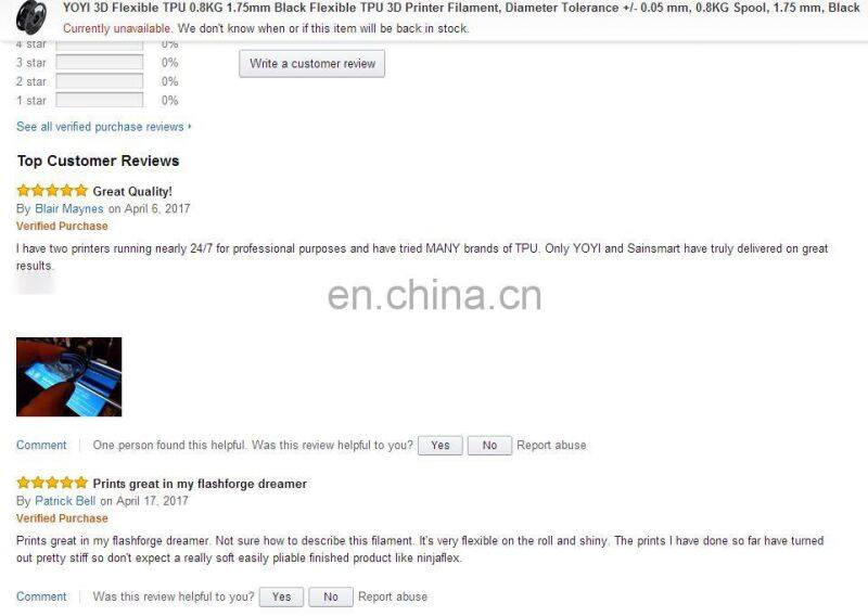 Beautiful 3.0mm HIPS 3D Printer Filament GREEN