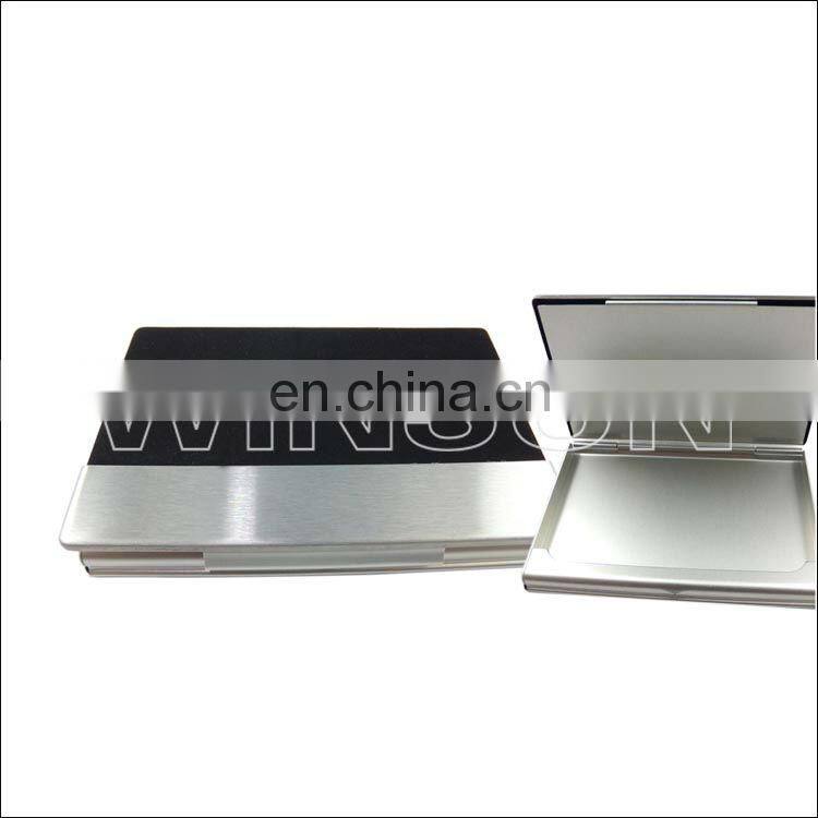 Elegant metal business card holder for men as business gift