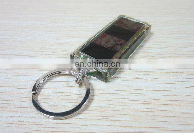2 Inch Screen AD Promotion Gift Custom Flash Logo Solar Alloy Key Ring