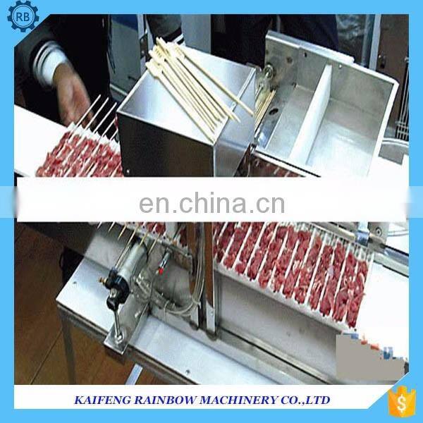 Energy saving automatic wear kebabs machine/kebab meat wear string machine