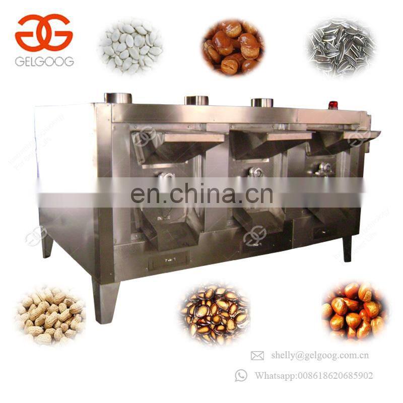 Easy Operation Pine Nut Hazelnut Malt Almond Flavored Pumpkin Seed Roaster Price Soya Bean Roasting Machine