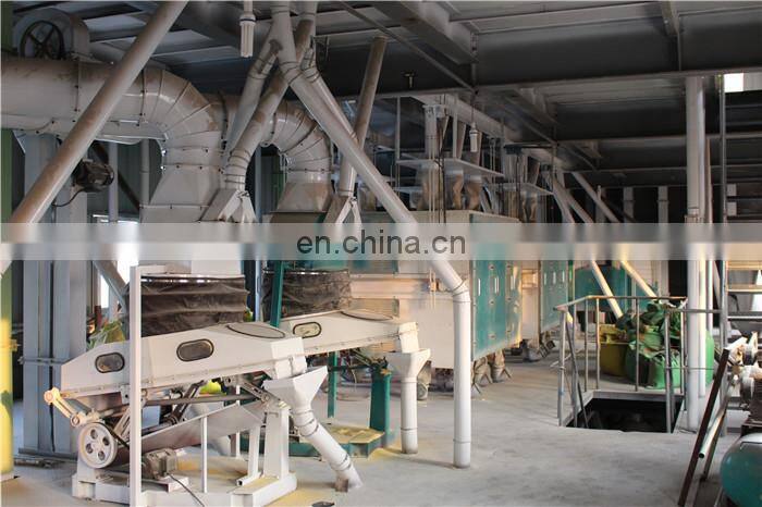 50T/Day maize flour corn grits mill grinding machine plant from China