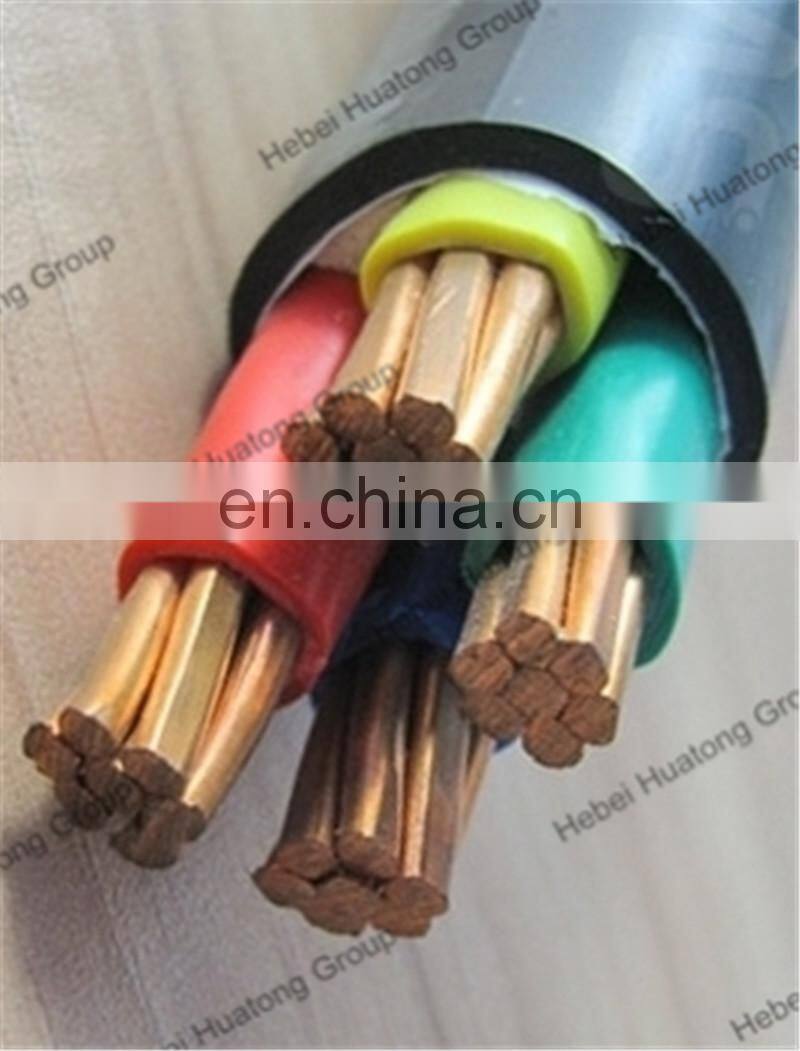 CE certified PVC insulated for sale electric cable 5 x 6 mm
