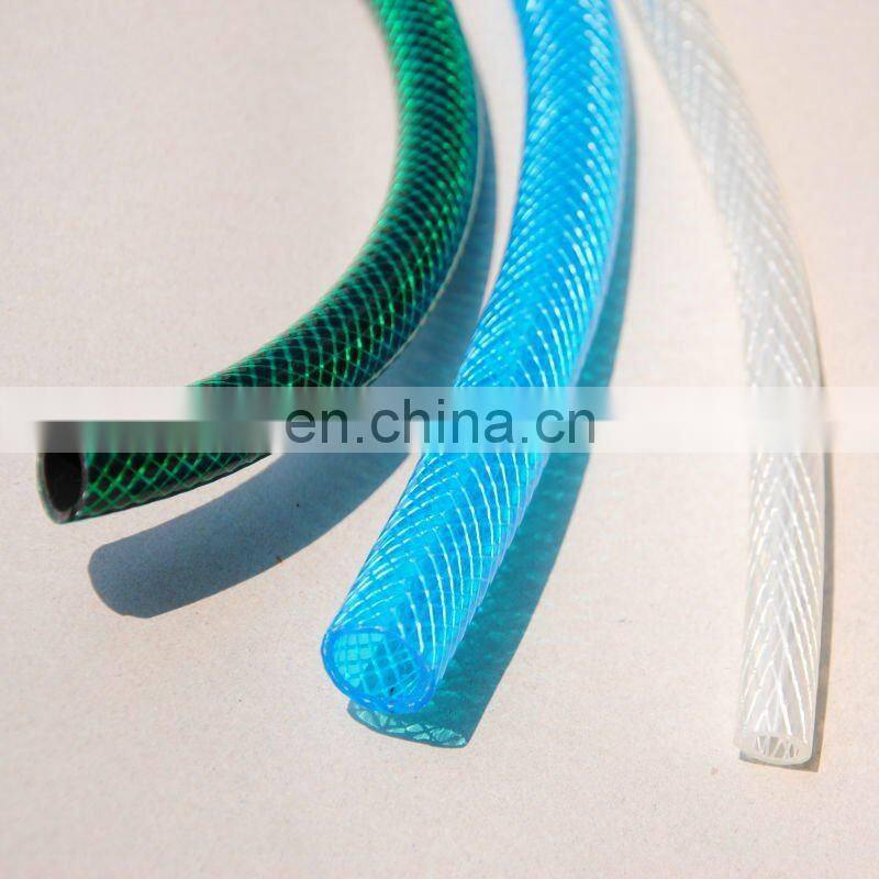 Transparent PVC Fibre Reinforced Mesh Hose, Clear Braided Hose, Soft PVC Water Pipe T