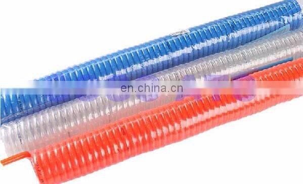 GOGOATC 12m outside diameter 8mm inside diameter 5mm PU8x5 pu spiral coil hose + Quick Connector pneumatic spring pu garden hose