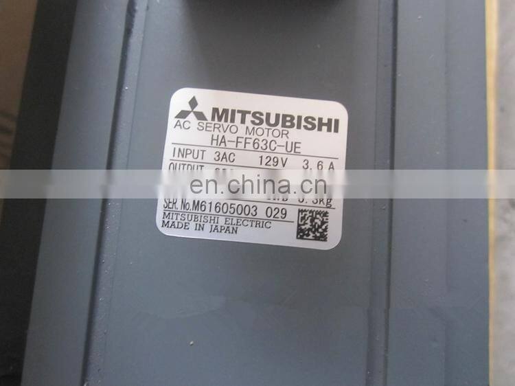 MITSUBISHI 129V 600W ac servo motor HA-FF63C-UE