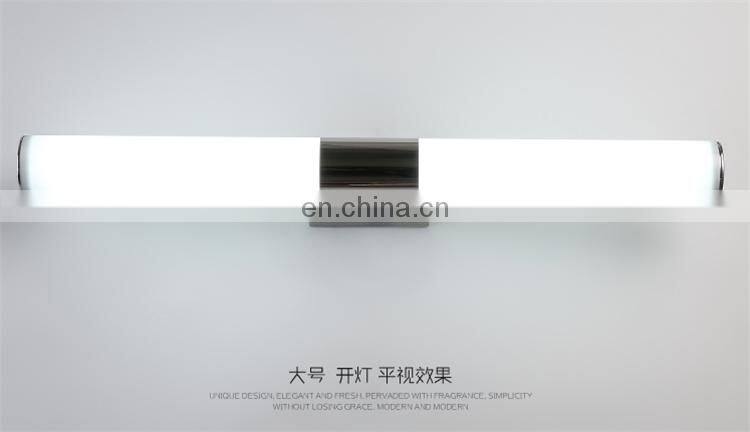 Simple design color-changing acrylic led bathroom mirror light