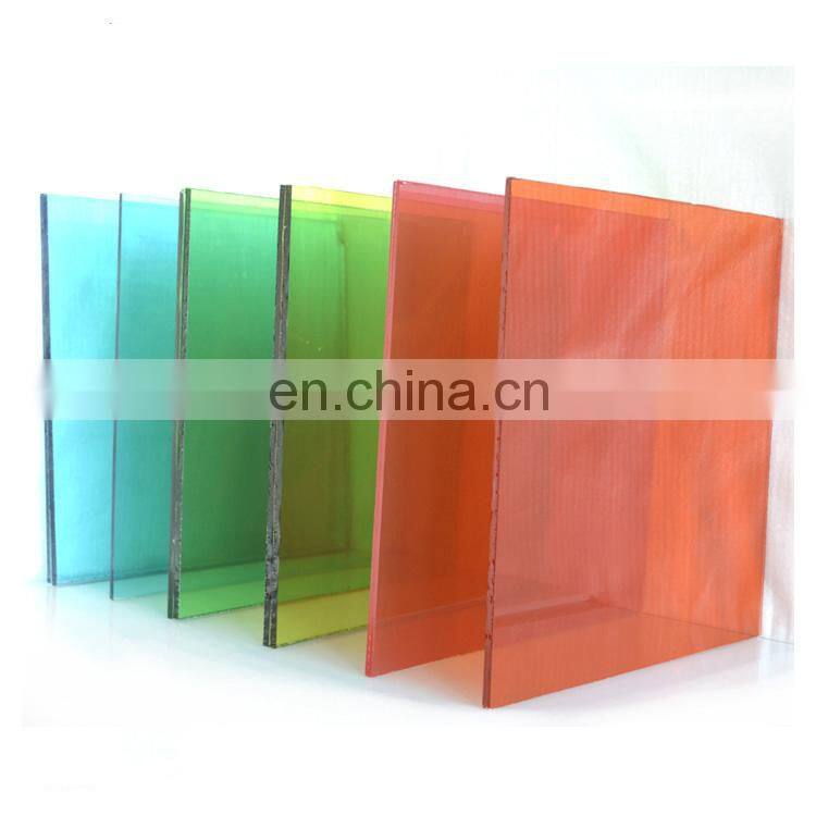 decorative laminated glass with ISO BV CE laminated glass decorative pvb film